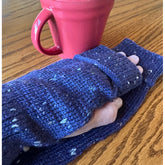 Handknit Texting Gloves, Beautifully Crafted Wool Fingerless Mitts for Comfortable Phone Use, Ideal Holiday Gift